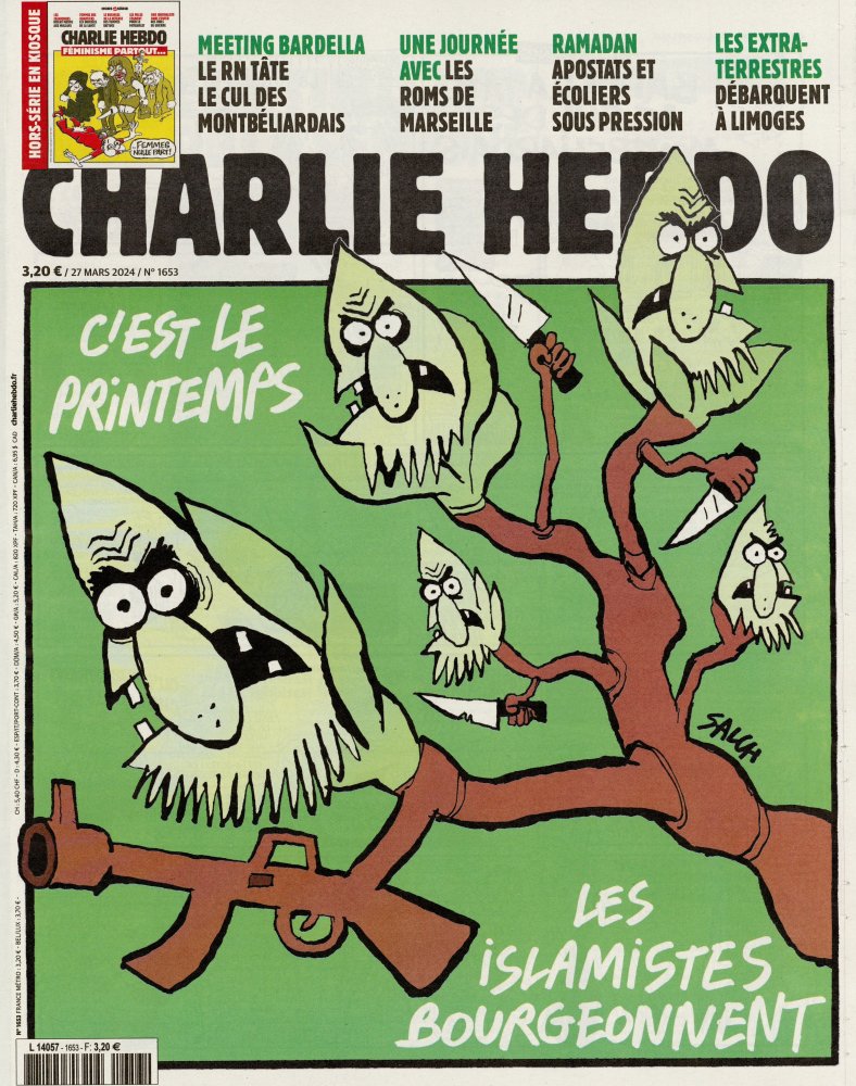 Numéro 1653 magazine Charlie Hebdo