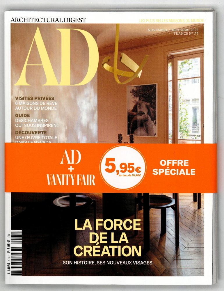 Numéro 175 magazine AD Architectural Digest + Vanity Fair