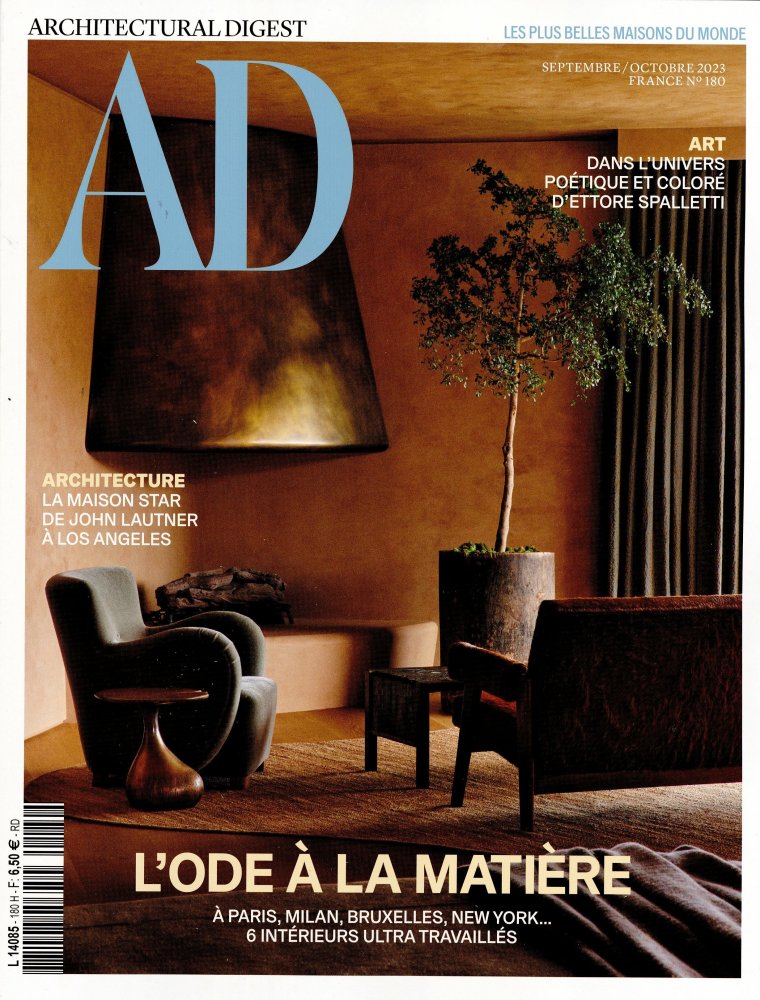 Numéro 180 magazine AD Architectural Digest + Vanity Fair