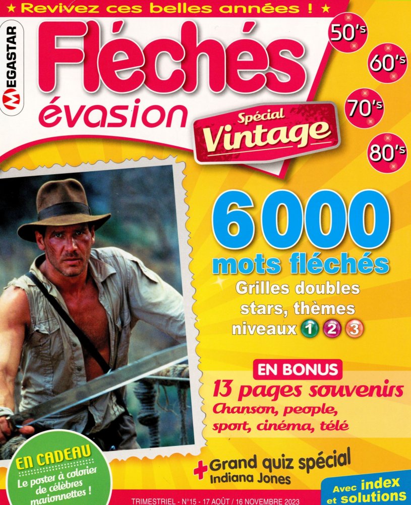 Numéro 15 magazine MG Fléchés Evasion Vintage