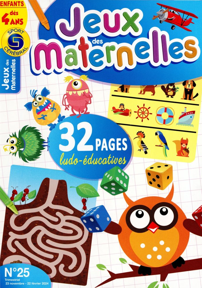 Numéro 25 magazine SC Jeux des Maternelles Dès 4 Ans