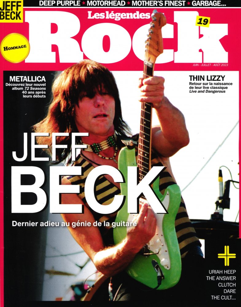 Numéro 19 magazine Les Légendes Du Rock