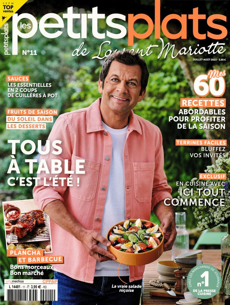 Numéro 11 magazine Les Petits Plats de Laurent Mariotte