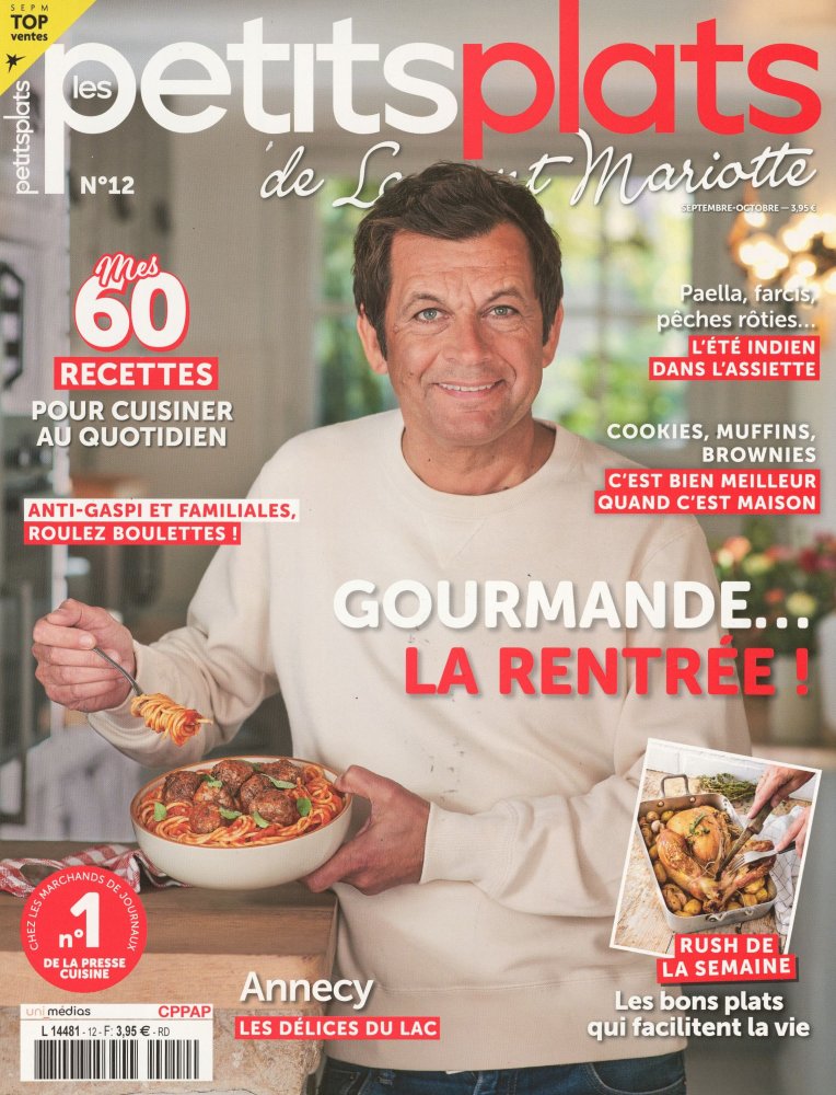 Numéro 12 magazine Les Petits Plats de Laurent Mariotte
