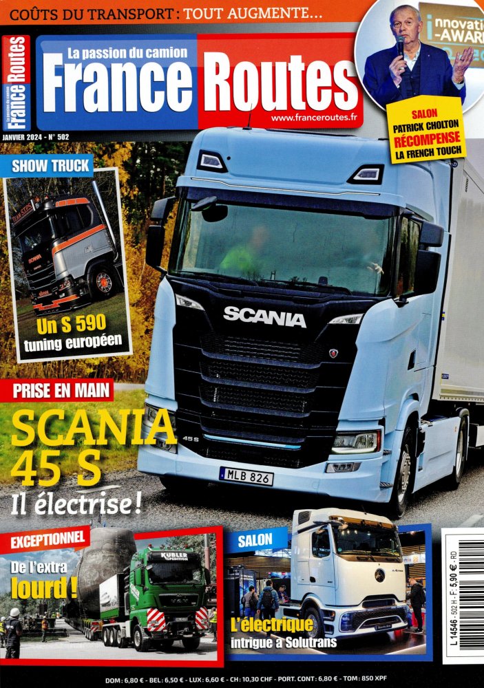 Numéro 502 magazine France Routes