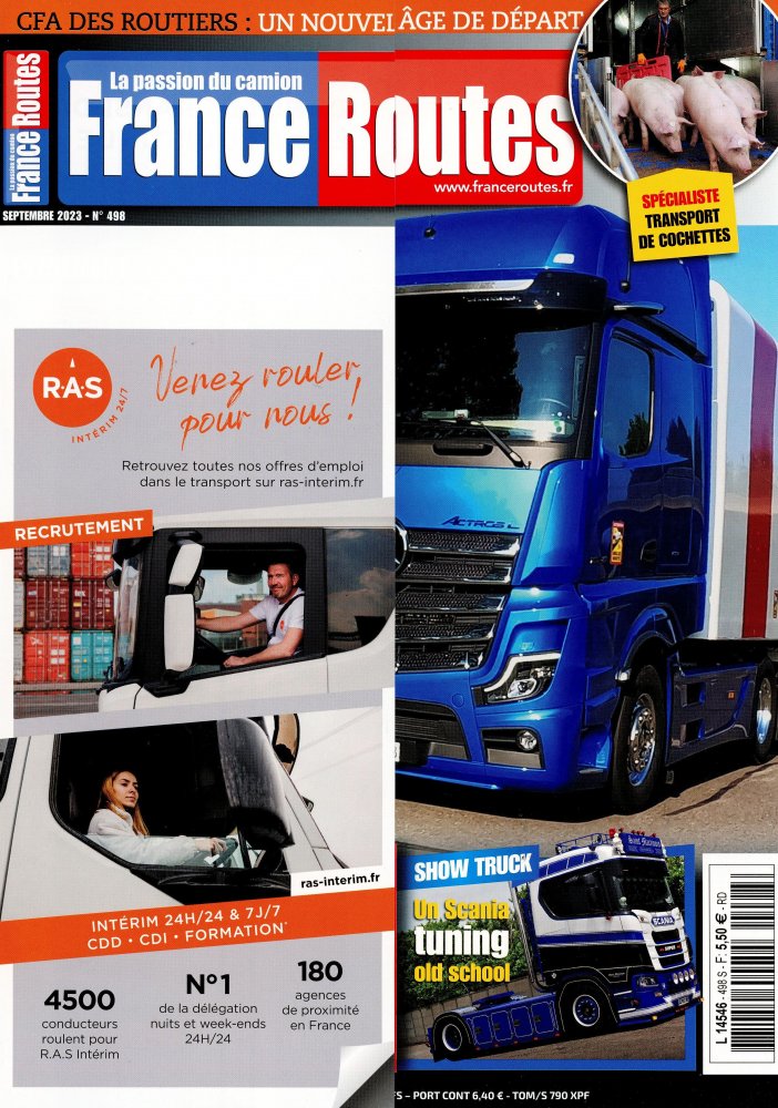 Numéro 498 magazine France Routes