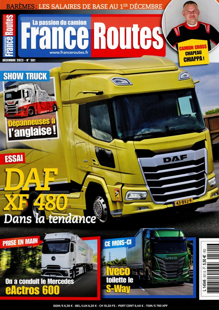 Numéro 501 magazine France Routes