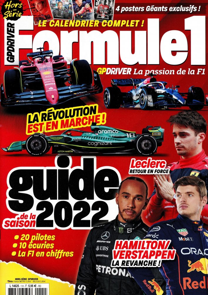 Numéro 1 magazine GP Driver Hors-série Formule 1