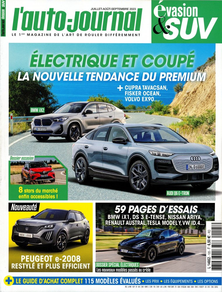 Numéro 105 magazine L'Auto-Journal Évasion & SUV