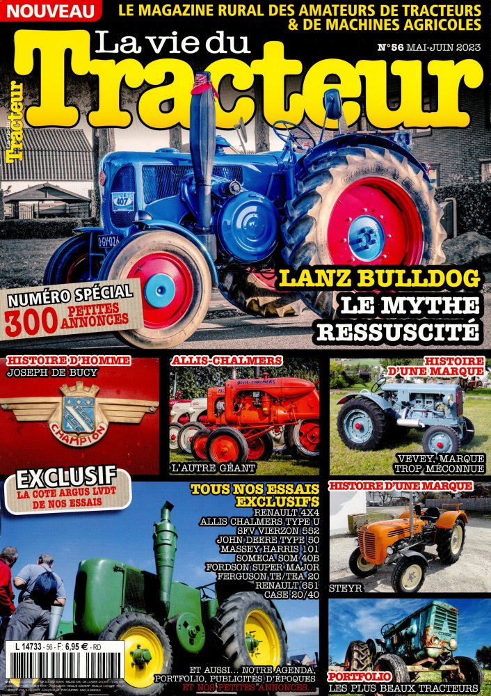 Numéro 56 magazine La Vie du Tracteur