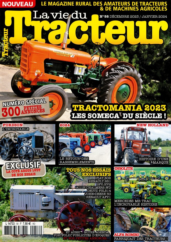 Numéro 58 magazine La Vie du Tracteur