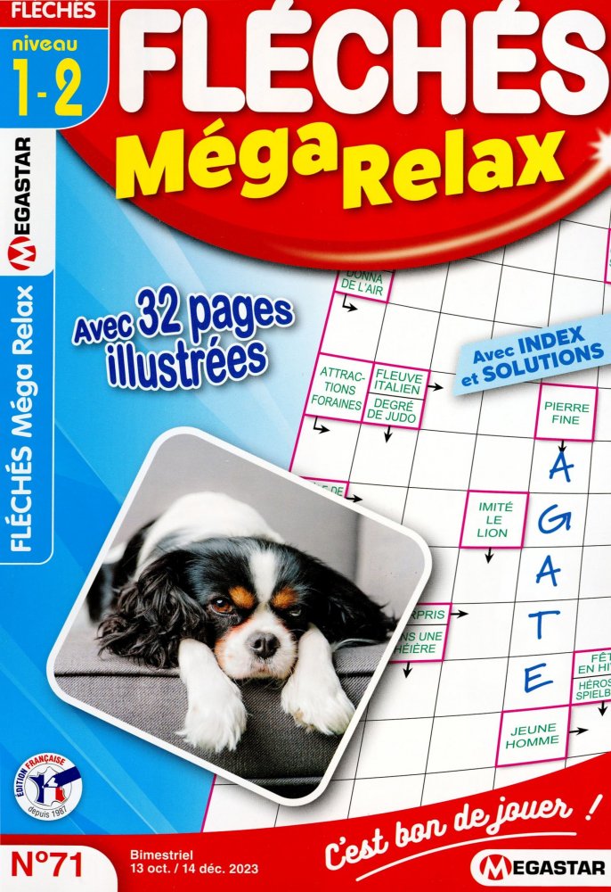 Numéro 71 magazine MG Fléchés Méga Relax Niv 1-2