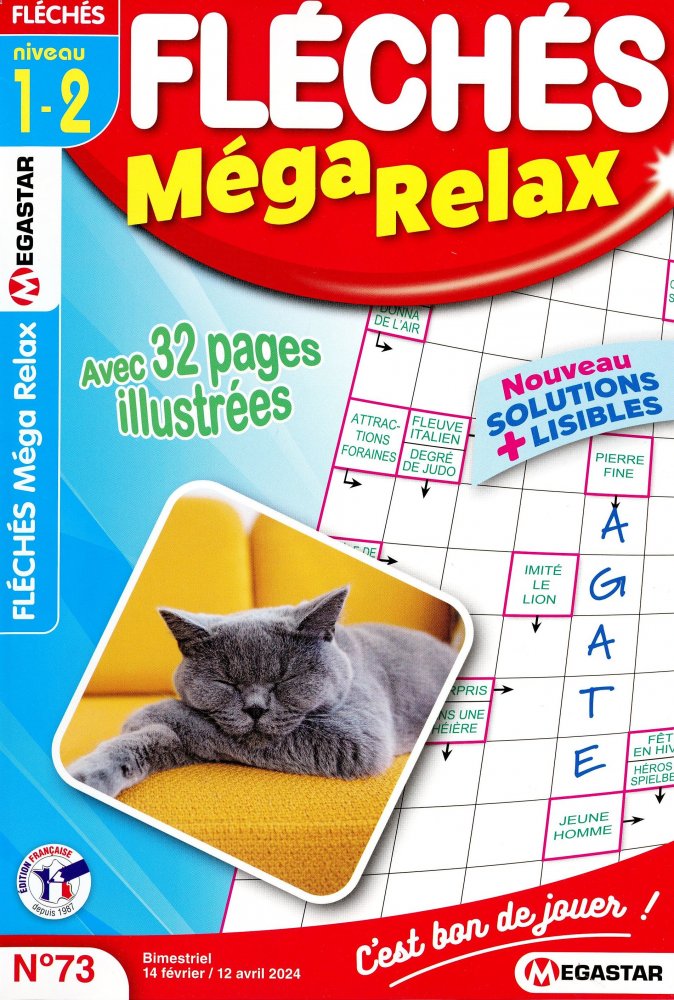 Numéro 73 magazine MG Fléchés Méga Relax Niv 1-2