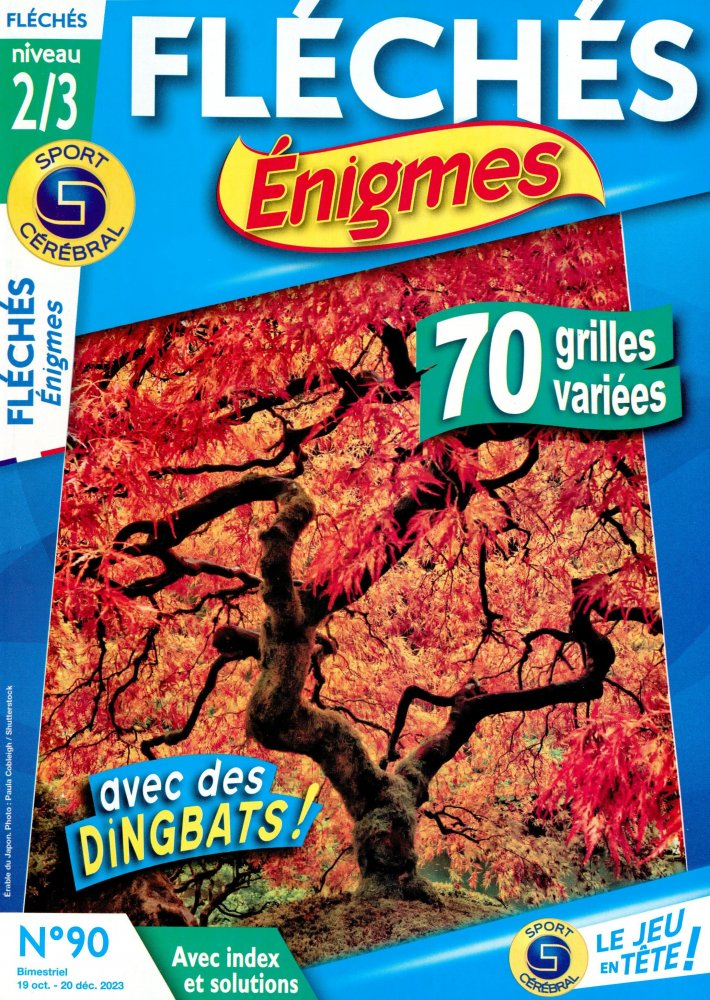 Numéro 90 magazine SC Fléchés Enigmes Niv. 2/3