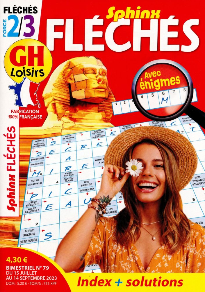 Numéro 79 magazine GH Fléchés Sphinx Niv 2-3
