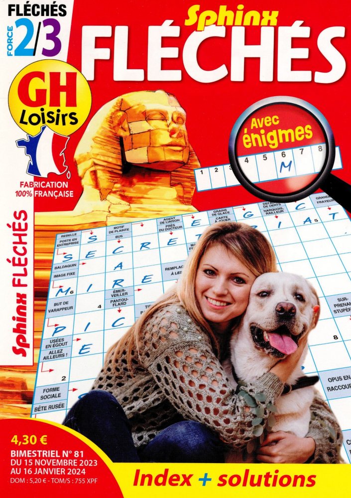 Numéro 81 magazine GH Fléchés Sphinx Niv 2-3