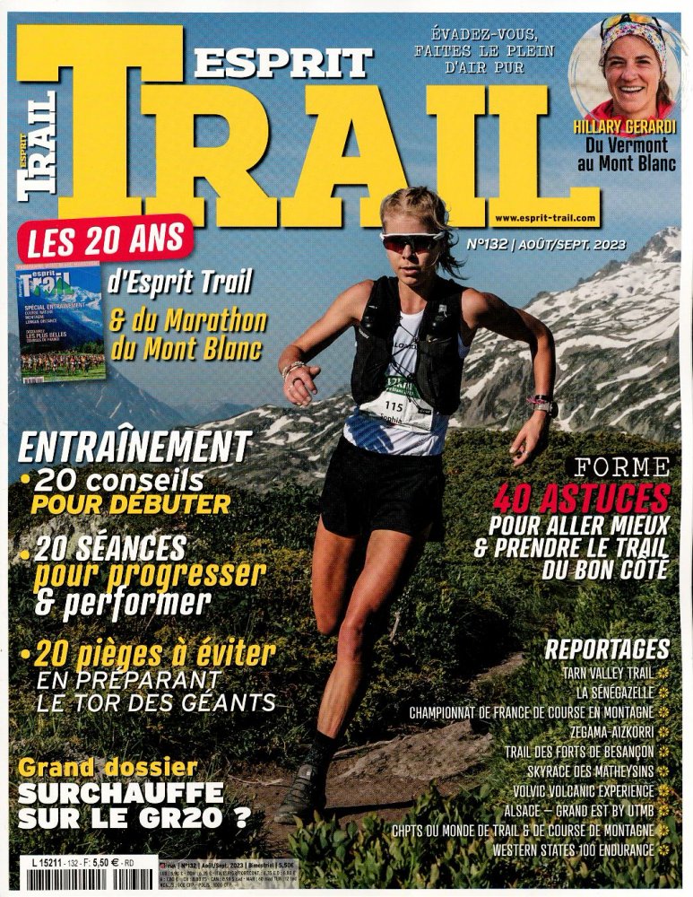 Numéro 132 magazine Esprit Trail