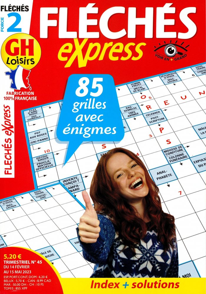 Numéro 45 magazine GH Fléchés Express Niv. 2