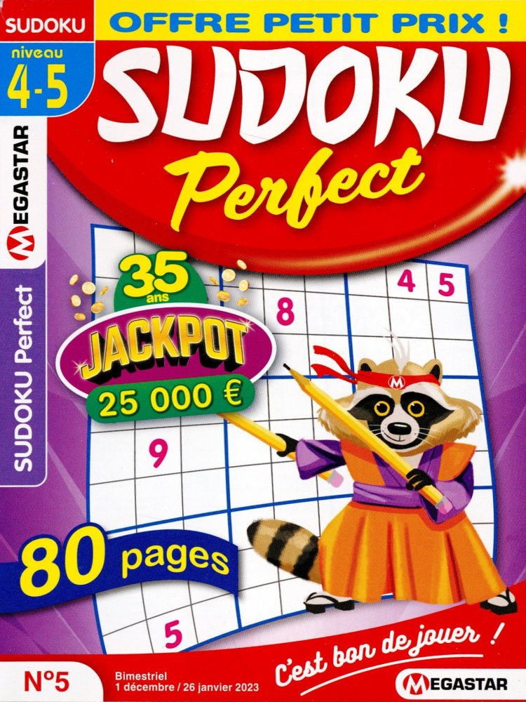 Numéro 5 magazine Sudoku Perfect