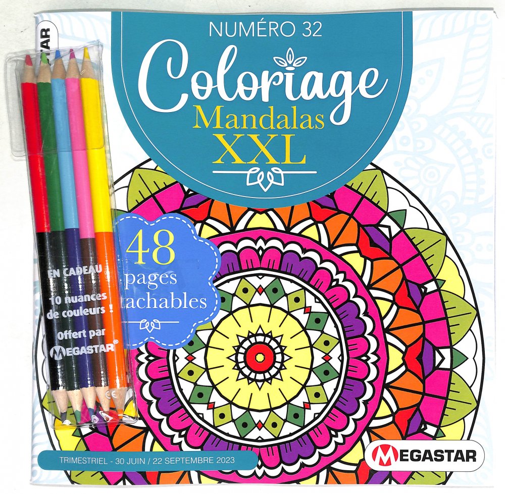 Numéro 32 magazine MG Coloriage Mandalas XXL