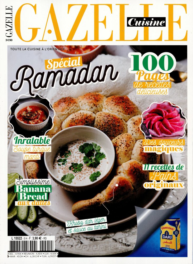 Numéro 5 magazine Gazelle Hors-Série Cuisine