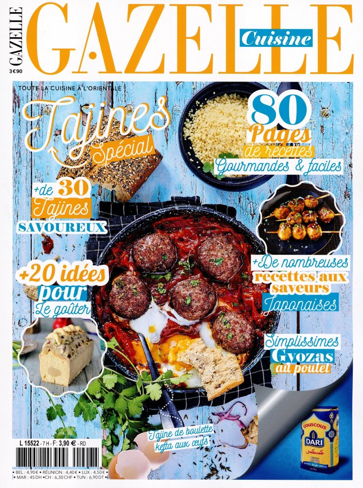 Numéro 7 magazine Gazelle Cuisine