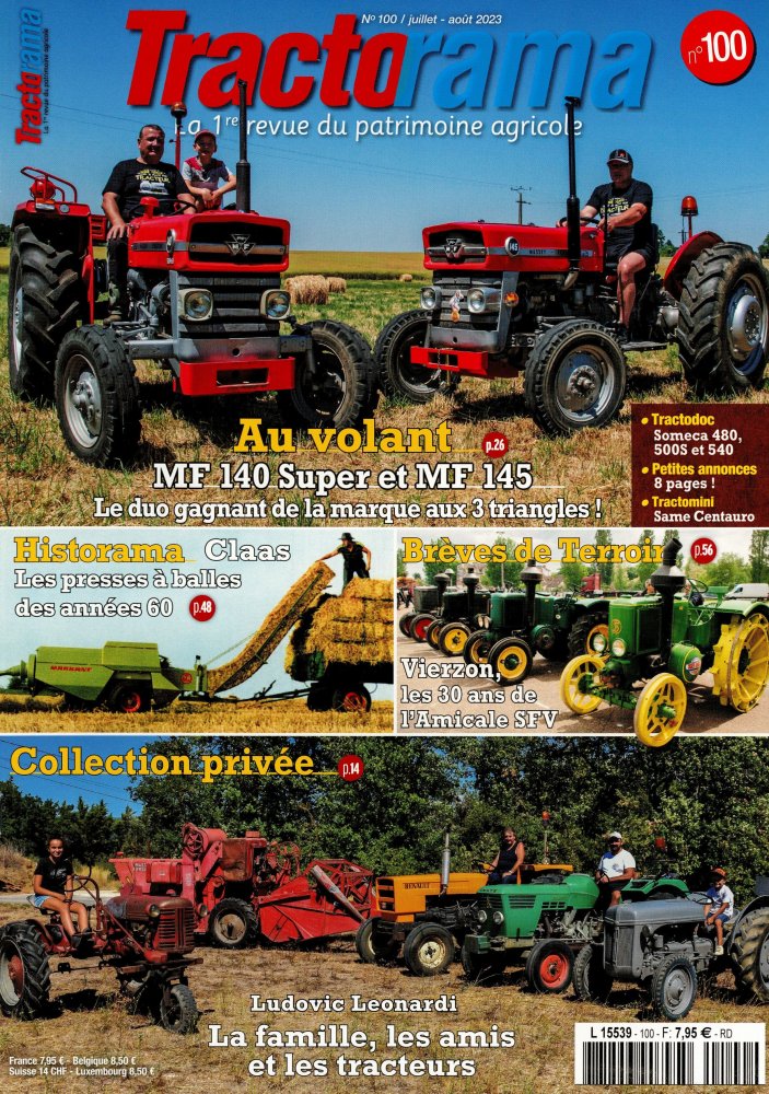Numéro 100 magazine Tractorama