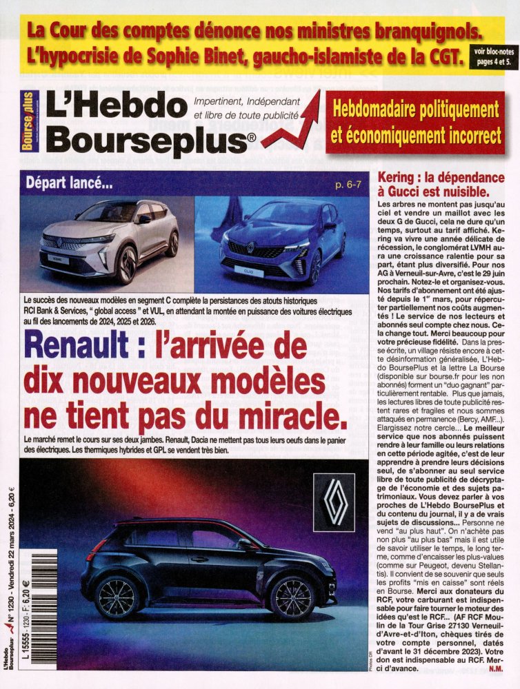 Numéro 1230 magazine L'Hebdo Bourseplus