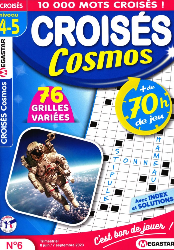 Numéro 6 magazine MG Croisés Cosmos Niv. 4-5