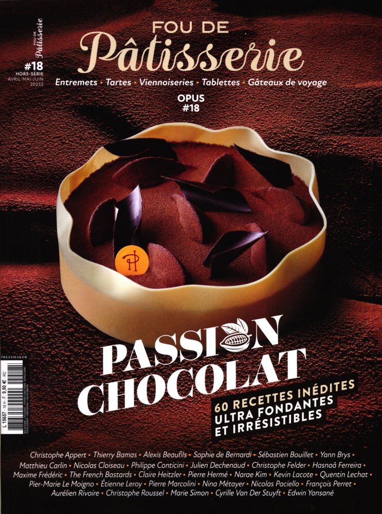 Numéro 18 magazine Fou de Pâtisserie Hors-série