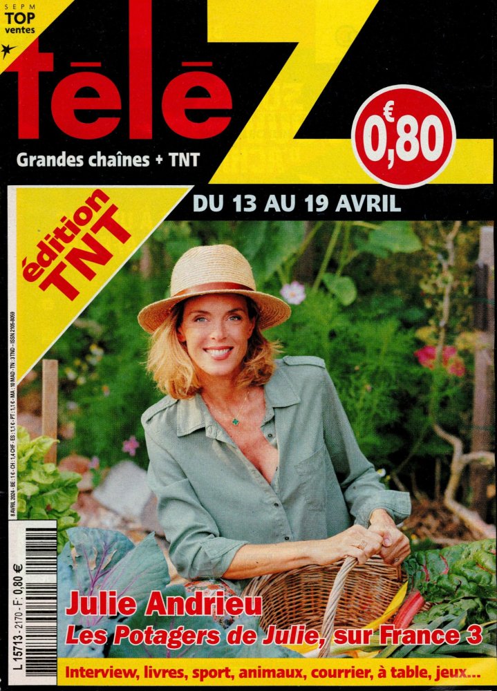 Numéro 2170 magazine Télé Z TNT