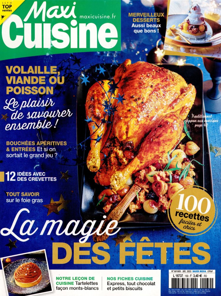Numéro 169 magazine Maxi Cuisine