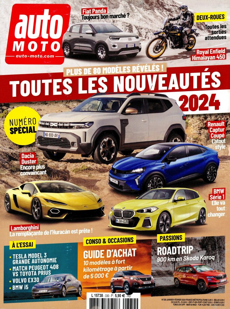 Numéro 330 magazine Auto Moto