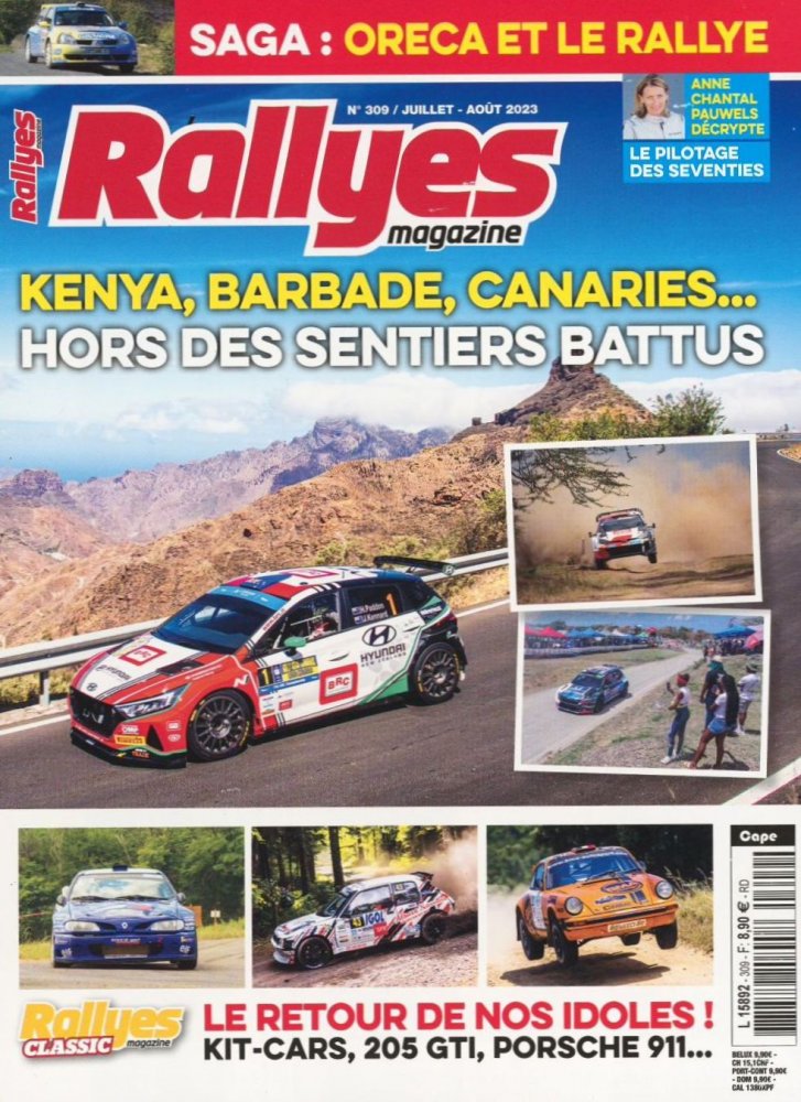 Numéro 309 magazine Rallyes Magazine