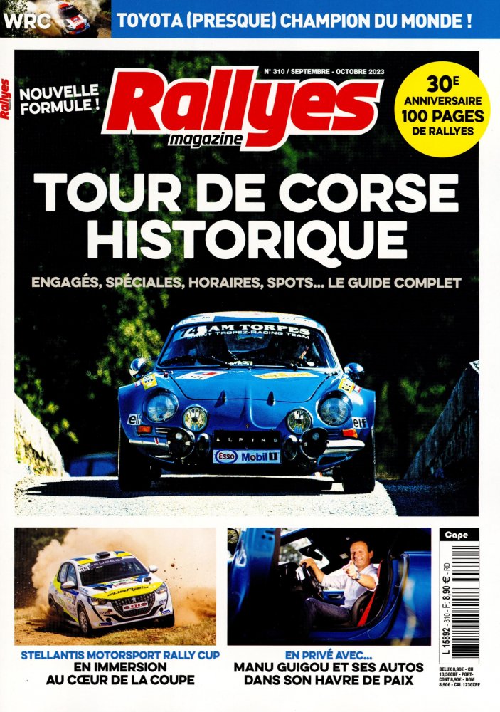 Numéro 310 magazine Rallyes Magazine