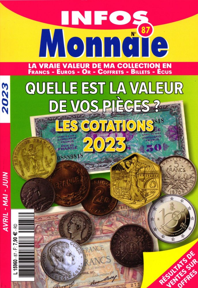 Numéro 87 magazine Infos Monnaies
