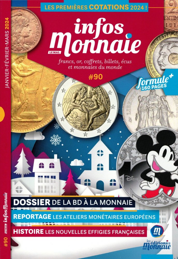 Numéro 90 magazine Infos Monnaies