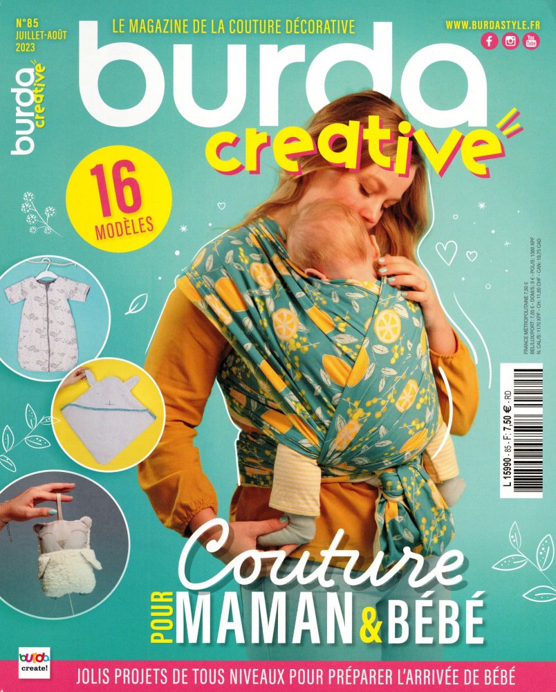Numéro 85 magazine Burda Créative