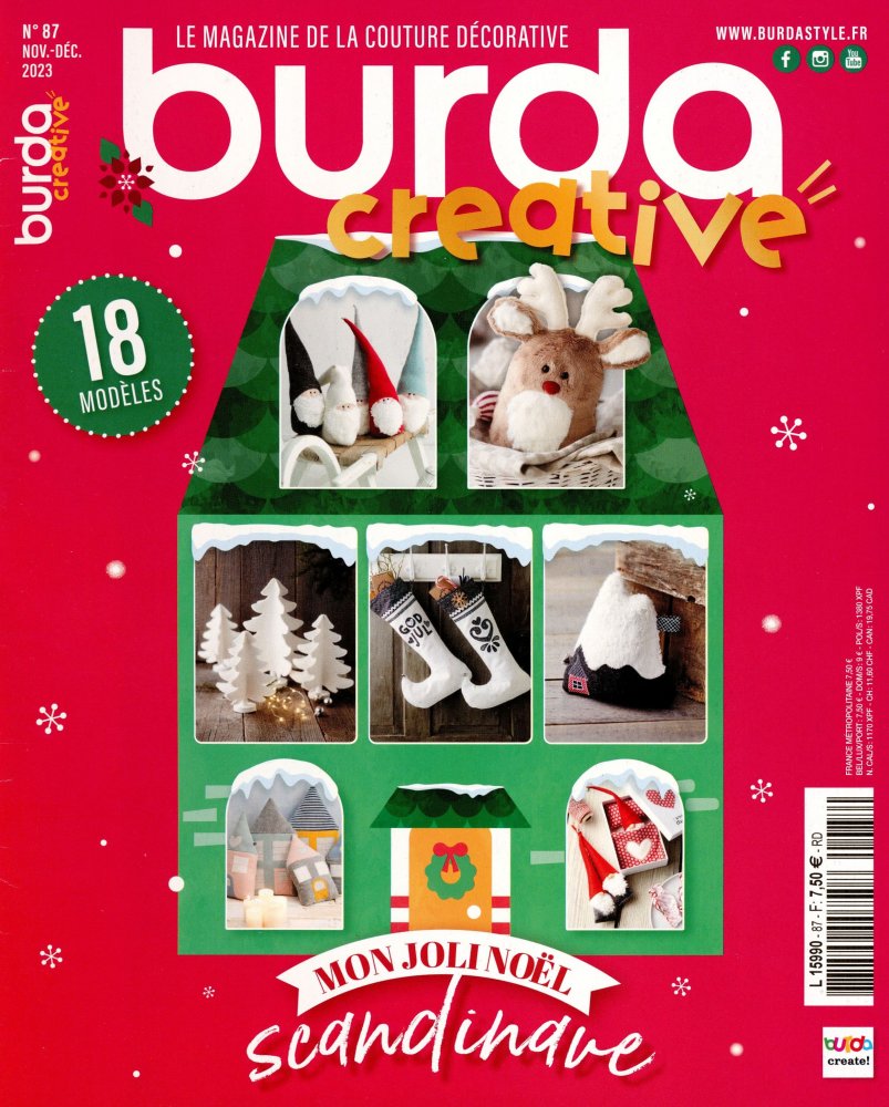 Numéro 87 magazine Burda Créative