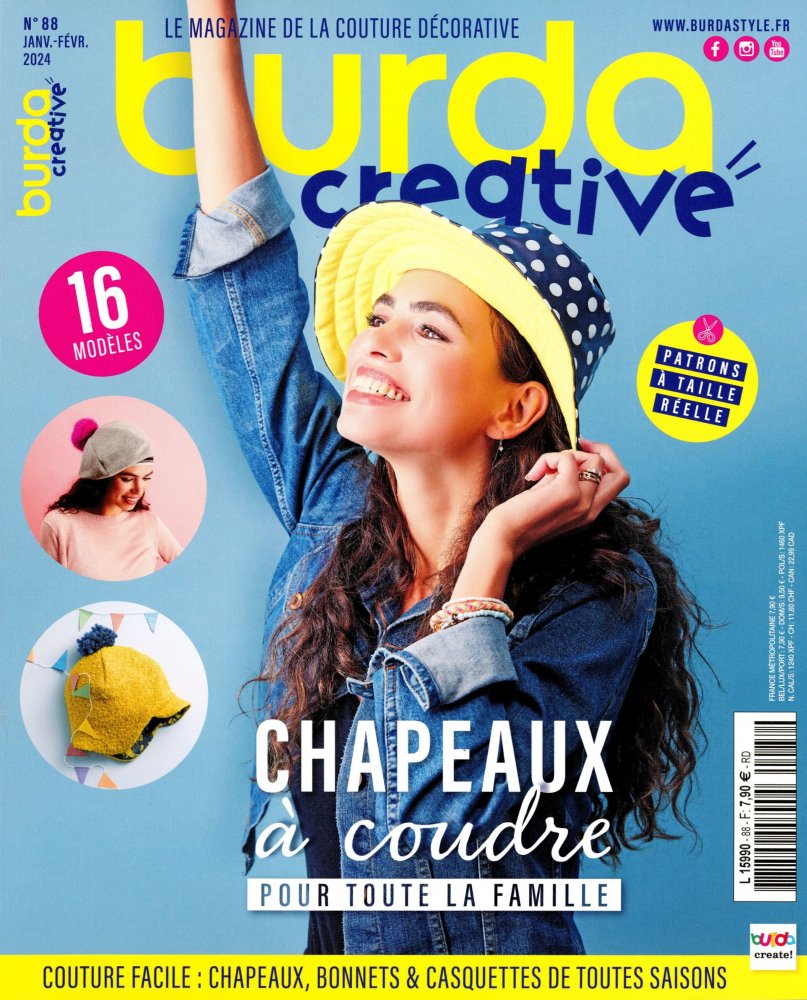 Numéro 88 magazine Burda Créative