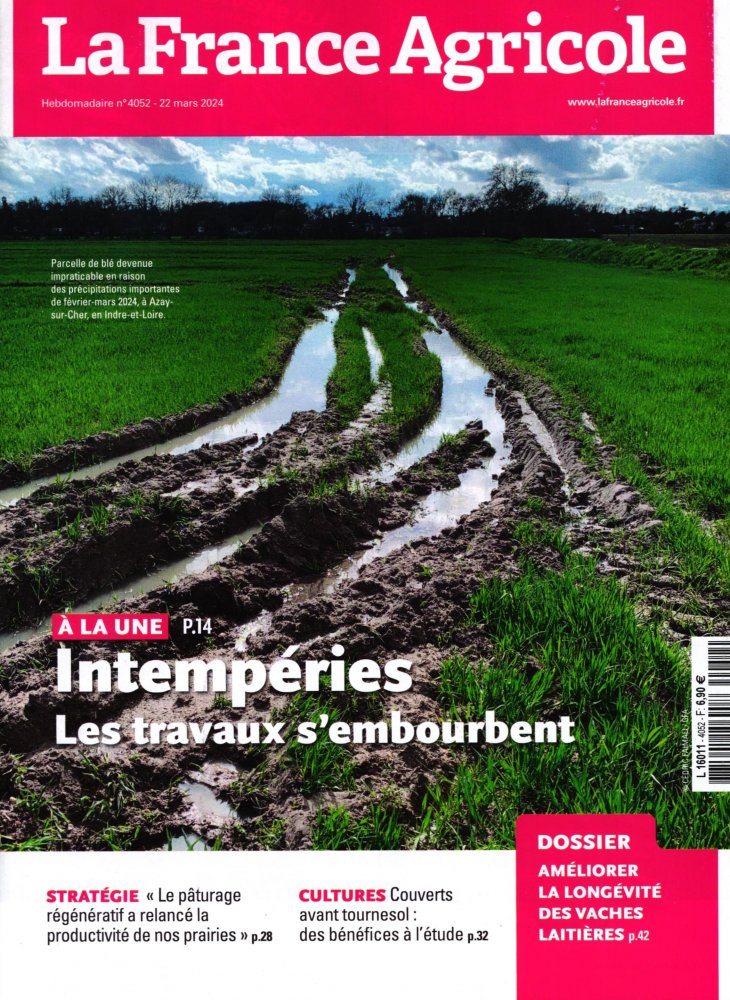 Numéro 4052 magazine La France Agricole