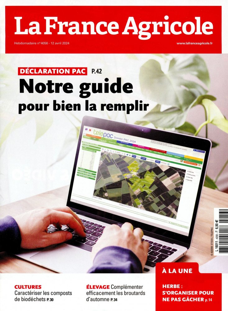 Numéro 4056 magazine La France Agricole