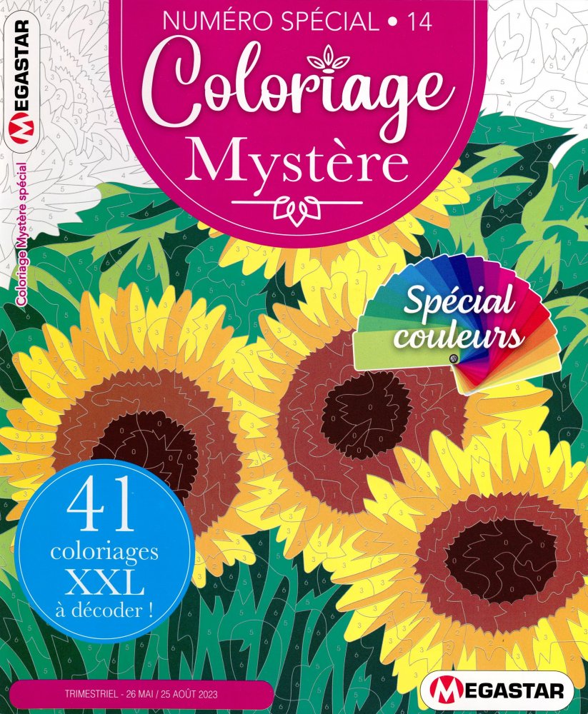 Numéro 14 magazine Coloriage Mystère Spécial