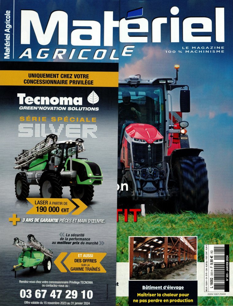 Numéro 305 magazine Matériel Agricole