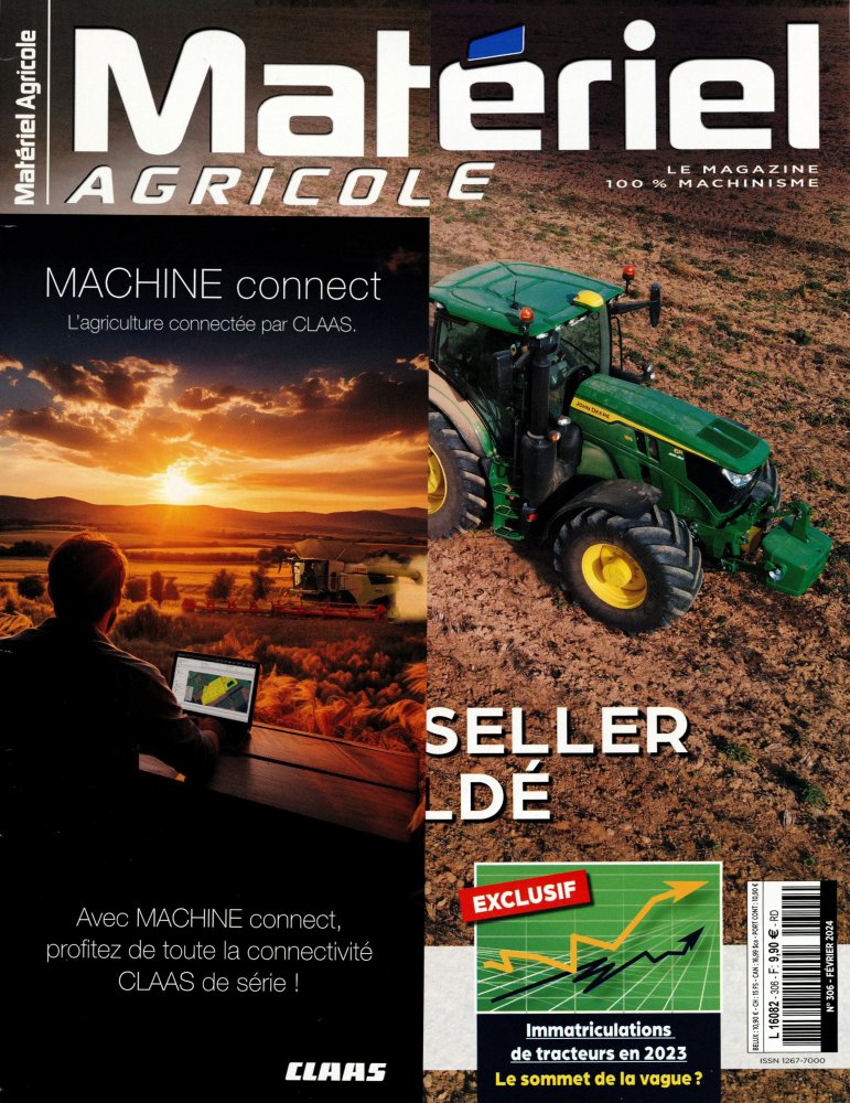 Numéro 306 magazine Matériel Agricole
