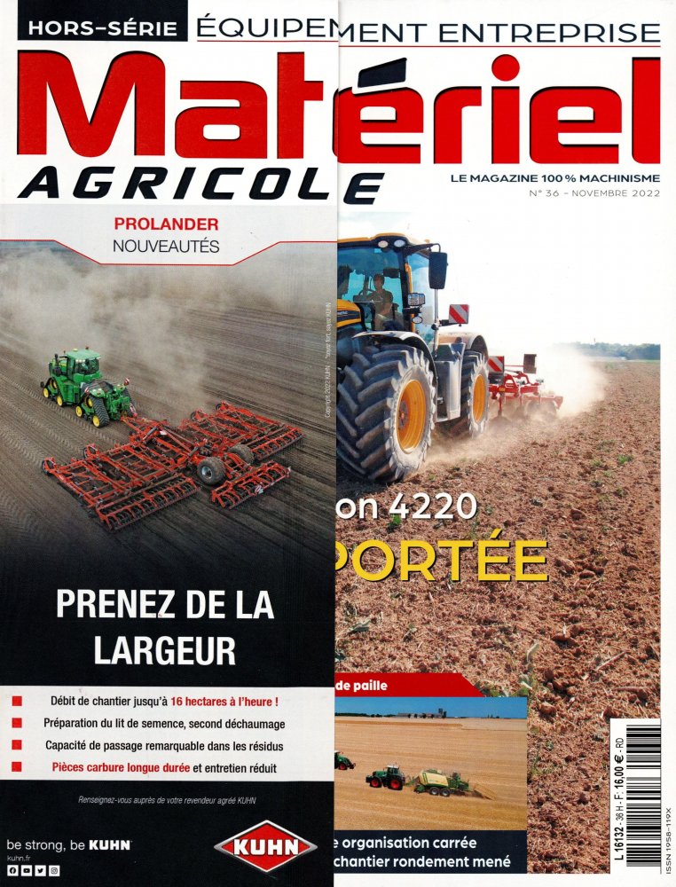 Numéro 36 magazine Matériel Agricole Hors-Série