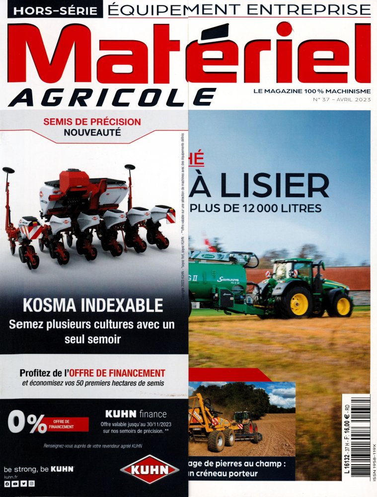 Numéro 37 magazine Matériel Agricole Hors-Série