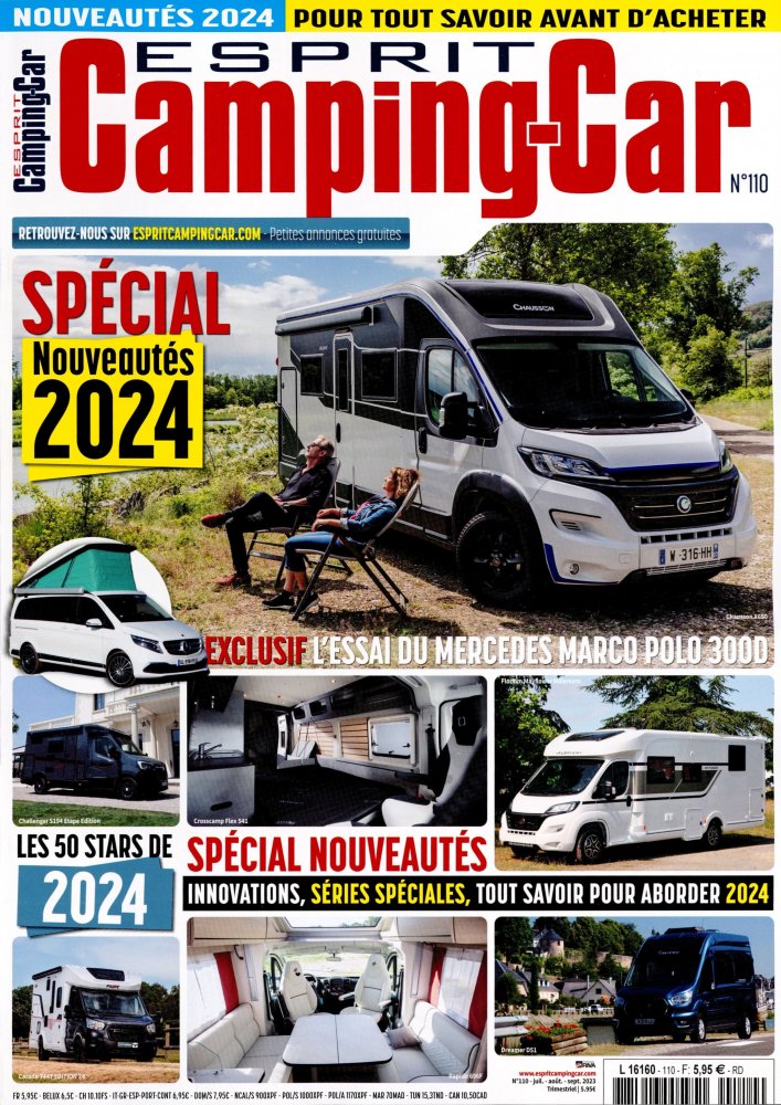 Numéro 110 magazine Esprit Camping-Car