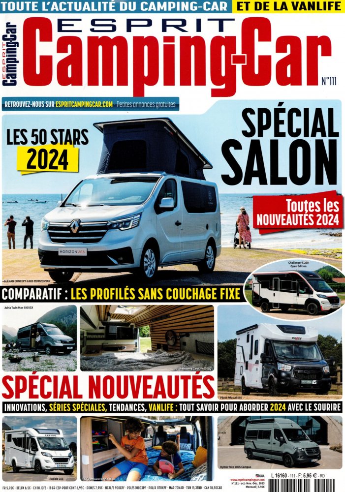 Numéro 111 magazine Esprit Camping-Car