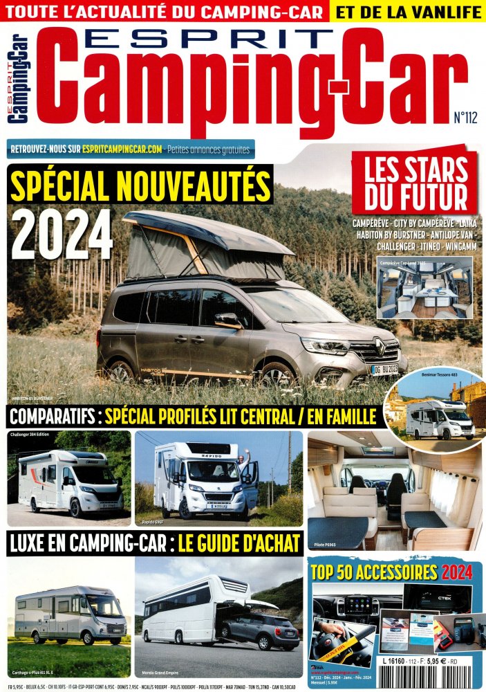 Numéro 112 magazine Esprit Camping-Car
